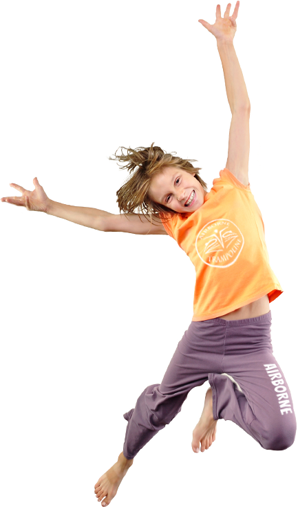 Airborne Trampoline Woodbridge - Dance Kids (433x738), Png Download