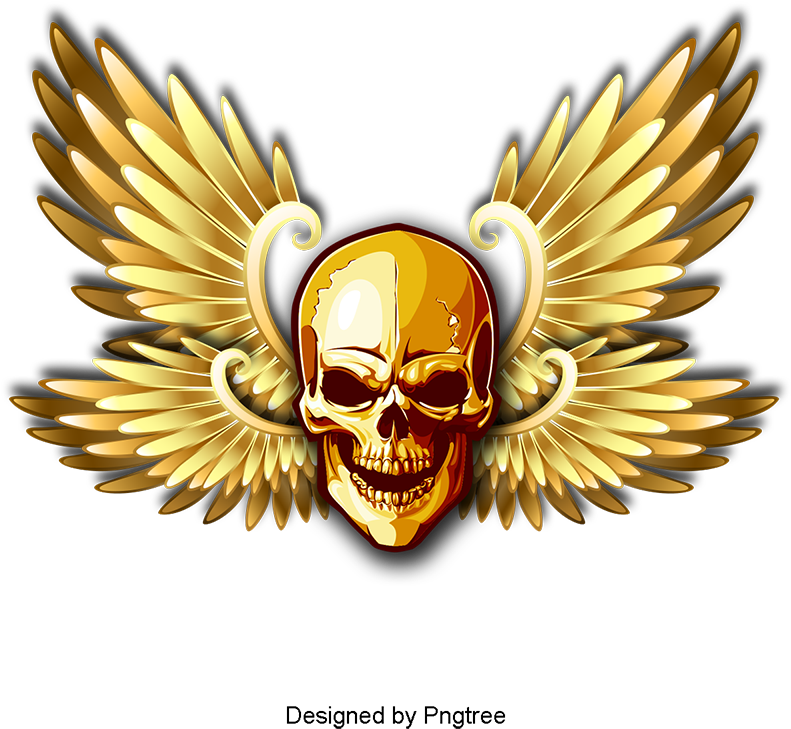Skull, Wing, Terror Png And Psd - Third Ghost Story Megapack: 26 Classic Ghost Stories (800x800), Png Download