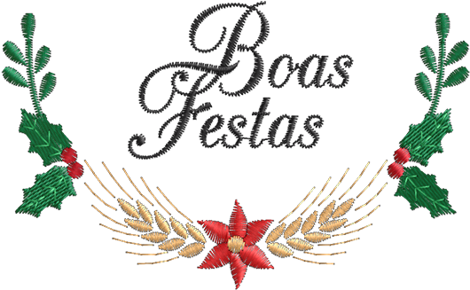 De Brasília, Brasil 247, 28/12/2016, Às 05h49 - Boas Festas Em Bordado (600x600), Png Download