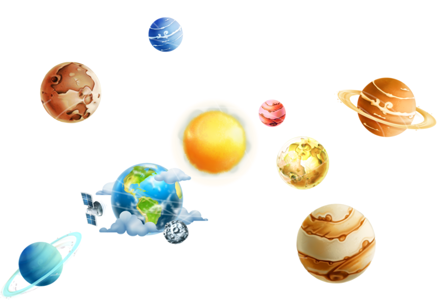 Galaxy Outer Png Space (900x617), Png Download