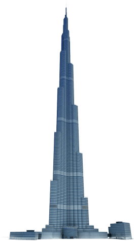 Best Burj Al Arab Hotel Png - Burj Khalifa Model 3d (480x480), Png Download