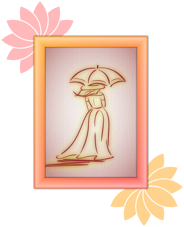 Work Of Art Cartoon Picture Frames Rectangle - Rectangle Clipart (609x750), Png Download