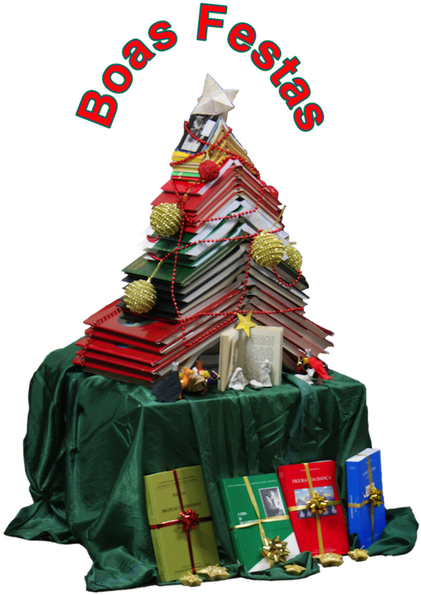 Árvore De Natal Da Biblioteca - Biblioteca Arvore De Natal (664x1024), Png Download