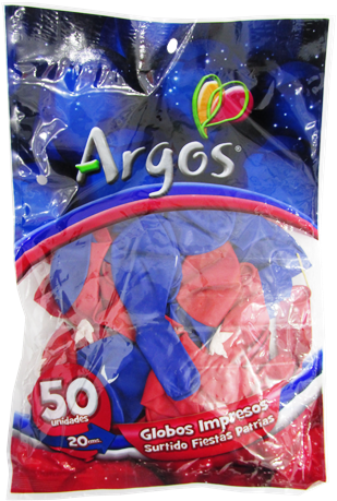 Globo Nº9 Estrella Blanca 50 Un Argos - Argos (400x533), Png Download
