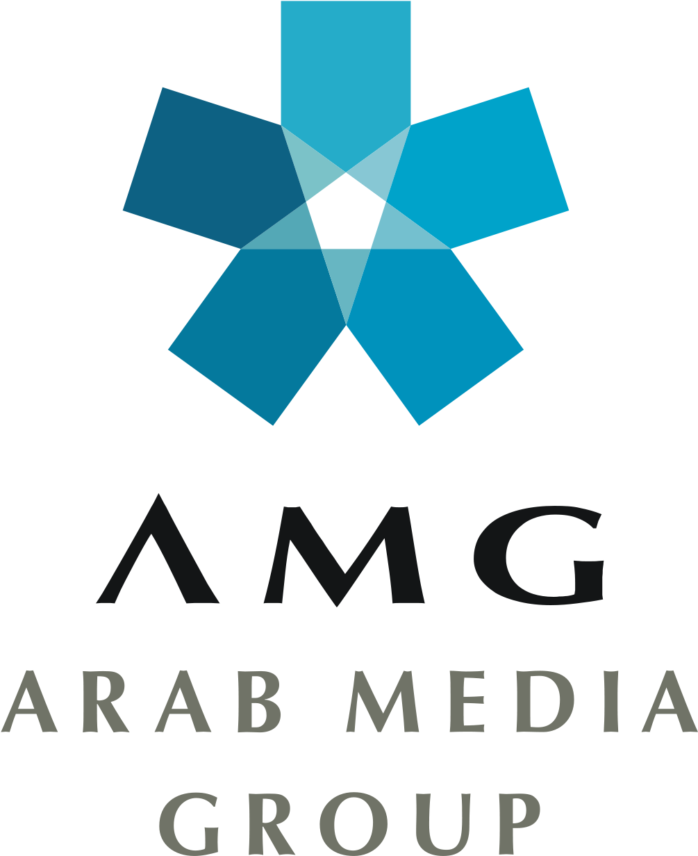 Amg Arab Media Group Arabic Logo (1200x1374), Png Download