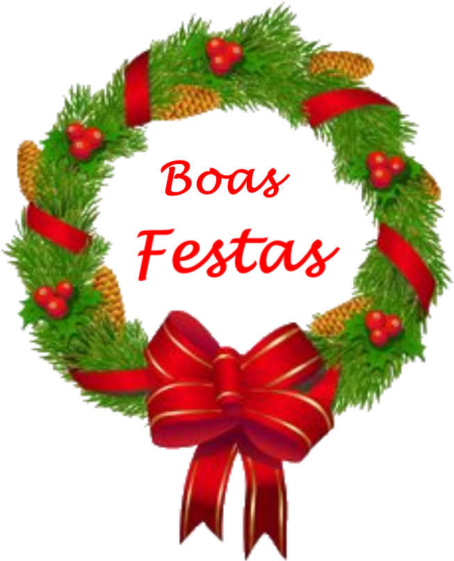 Boas Festas E Um Próspero Ano Novo - Clip Art (1440x900), Png Download