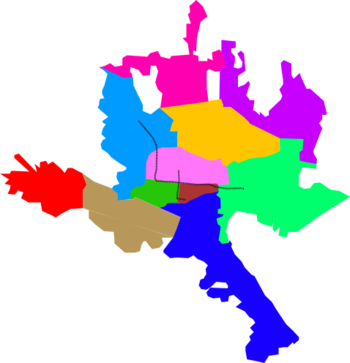 Districts[edit] - Wikitravel (350x363), Png Download