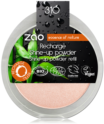Zao Shine-up Powder Refill - Recharge Pour Poudre Shine-up Champagne Rosé N 310 (500x500), Png Download