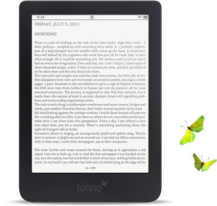 Pin Sharp 300 Ppi E Ink Carta Display - Translation (570x500), Png Download