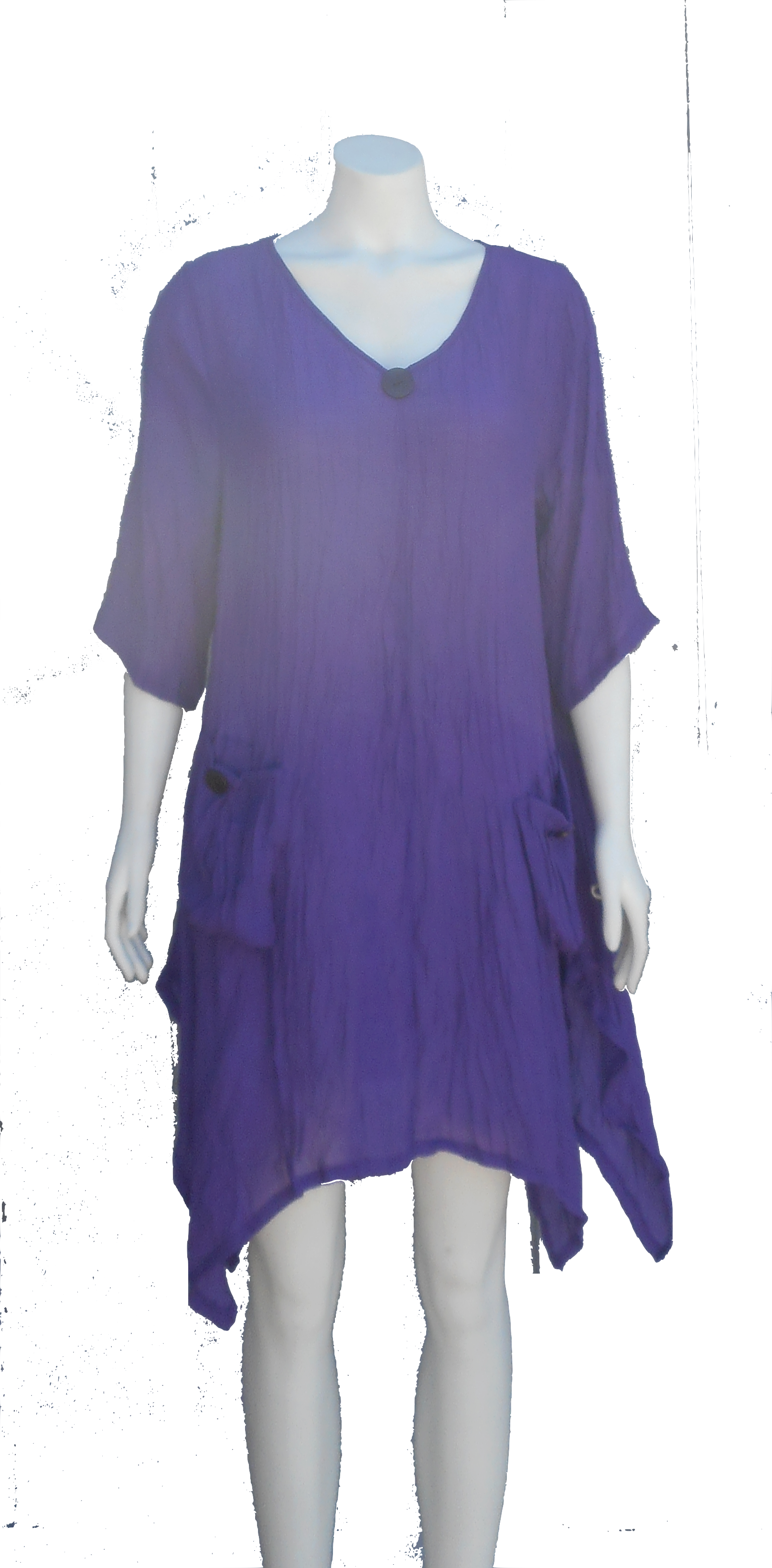 Gauze Dress - Day Dress (1616x3281), Png Download