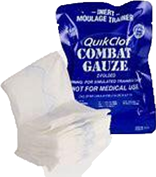 Quik Clot Combat Gauze Moulage Trainer - Quikclot Moulage Trainer (504x432), Png Download