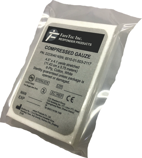 Responder Gauze Takes Care Of Moderate To Severe Wounds - Citizen Response Trauma Kit Crtk/3 (498x555), Png Download