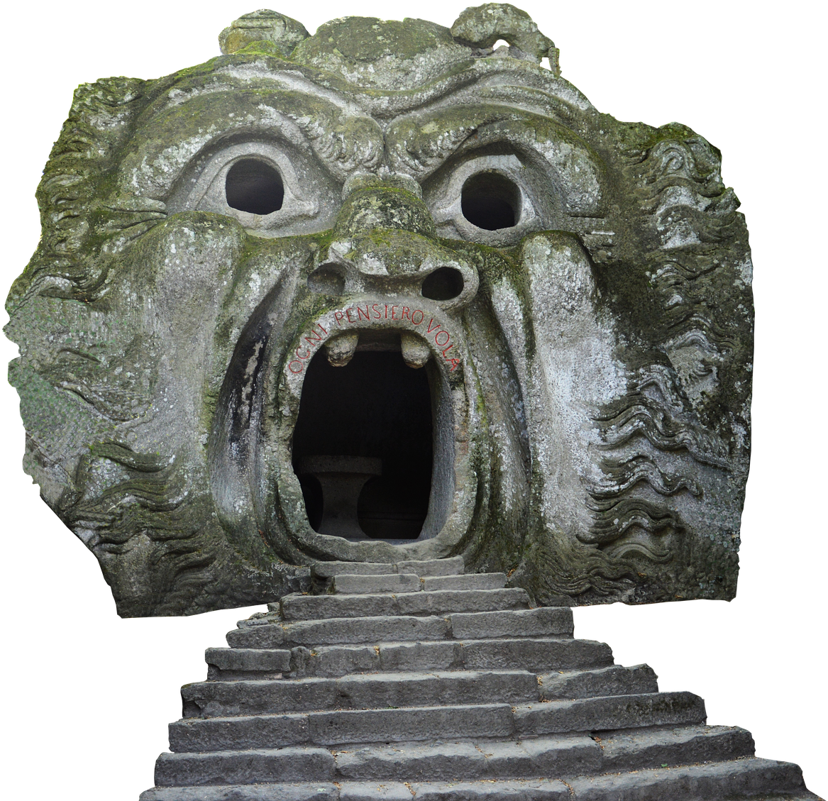 Temple Face Victims - Park Of The Monsters (1280x1178), Png Download