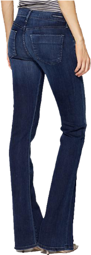 Slimming Jeans Hands Down - Jeans (250x519), Png Download