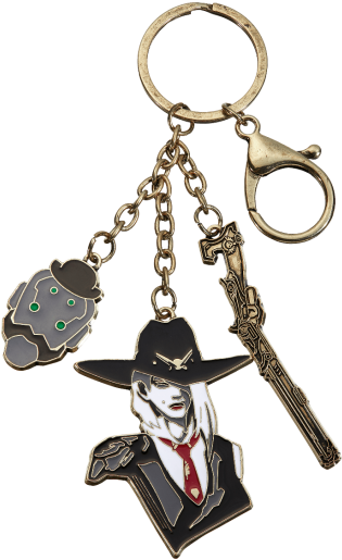 Overwatch X Loungefly Ashe Charm Keychain - Overwatch Ashe Art (550x550), Png Download