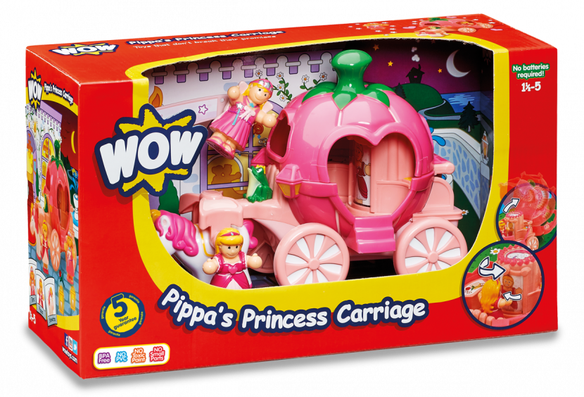 Pippa's Princess Carriage - Wow - Roll-it Riley (830x564), Png Download