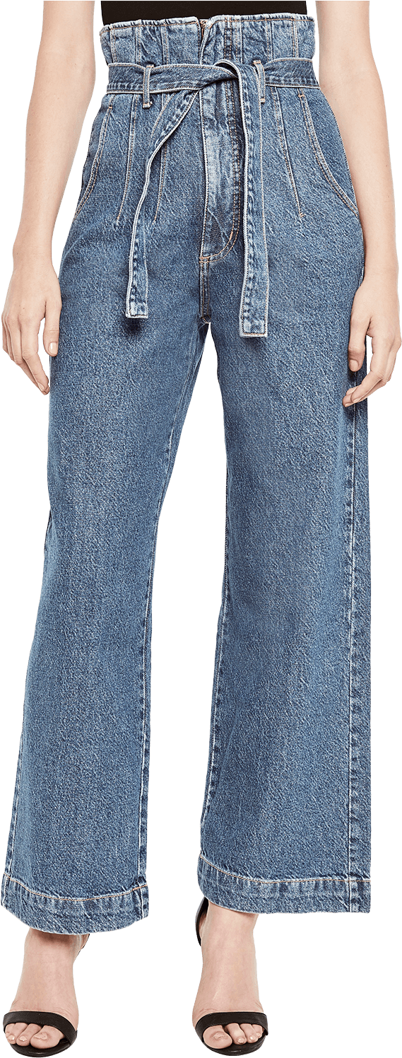 Wide Leg Jean - Jeans (1000x1500), Png Download