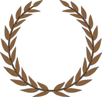 Laurel Wreath Accolade Winner Award Prize - Laurel Wreath (355x340), Png Download