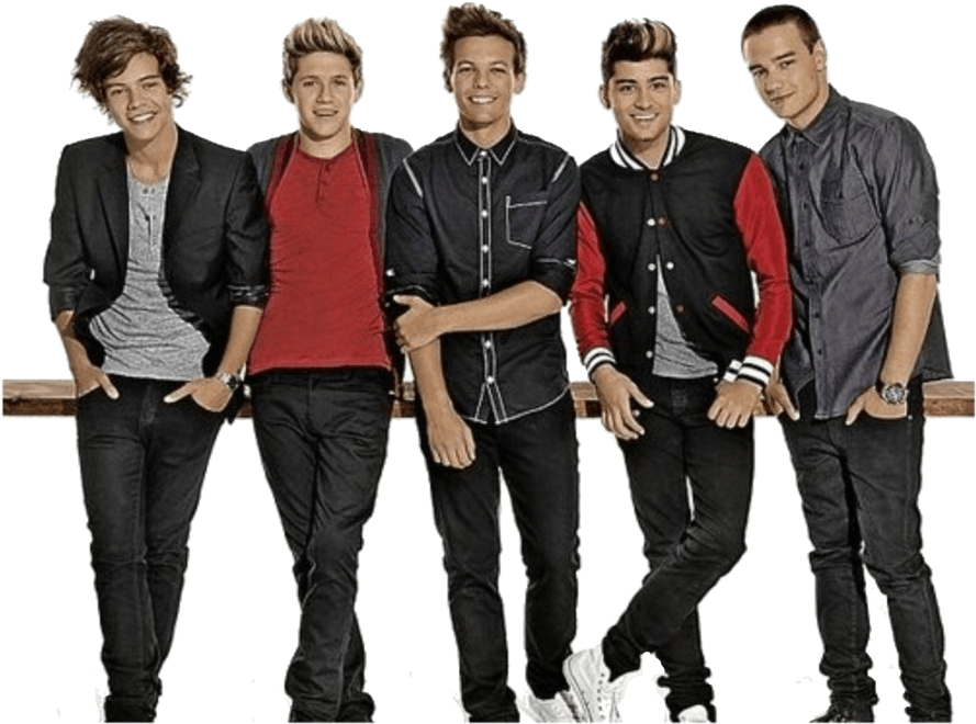 Aligned One Direction - One Direction 2012 T (900x679), Png Download