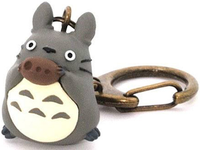 My Neighbor Totoro Pvc Keychain Totoro Ocarina 8 Cm - Studio Ghibli My Neighbor Totoro Ocarina Keychain (400x400), Png Download
