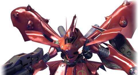 A Newtype-only Mobile Suit That Is Owned By Neo Zeon, - Gundam Versus (480x261), Png Download