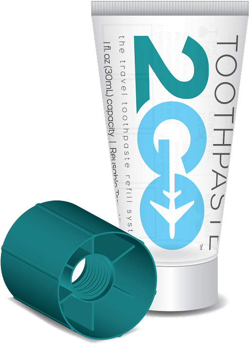 Toothpaste 2 Go (647x800), Png Download