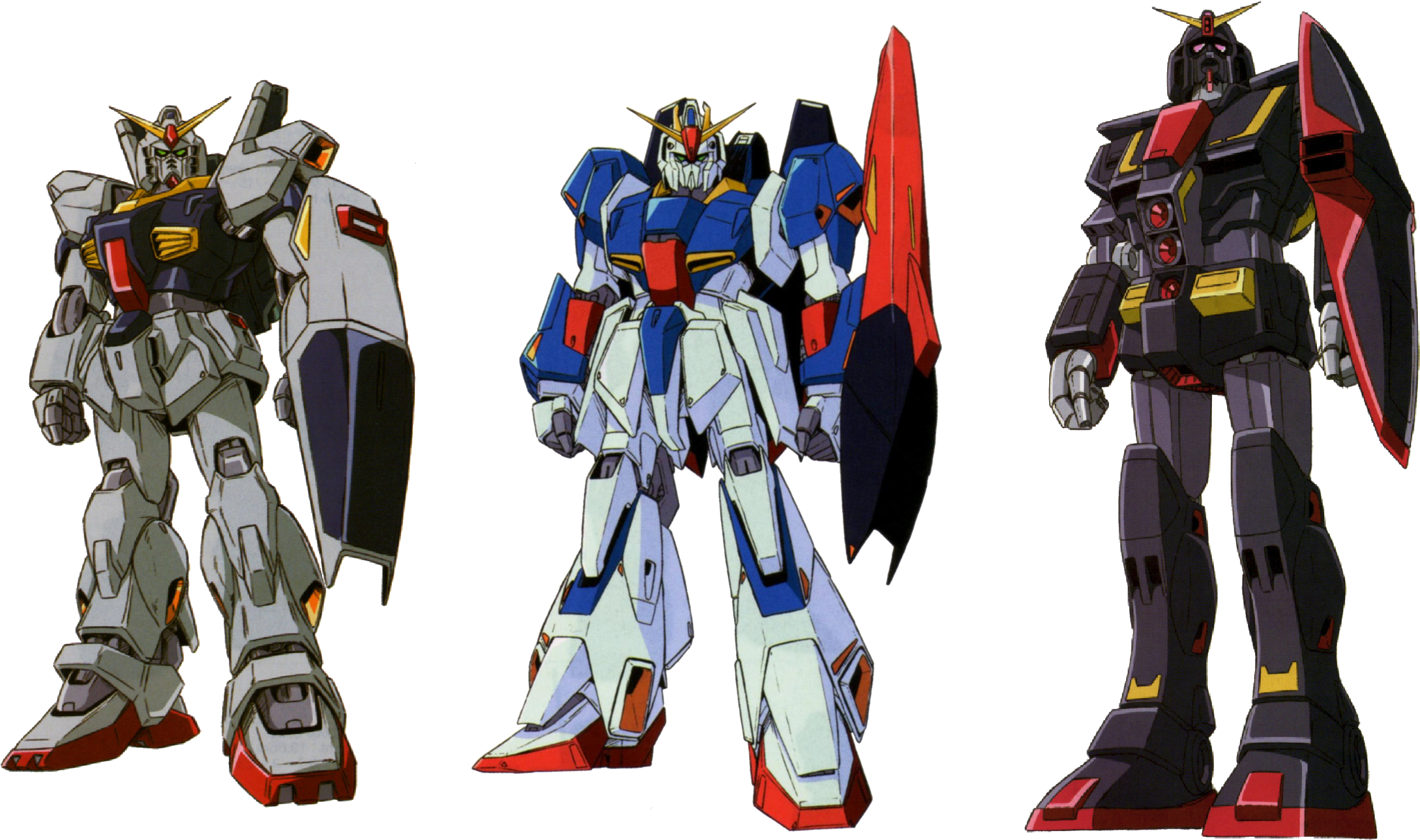 Zeta Gundams - Zeta Gundam (2912x1760), Png Download