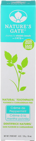 Natures Gate Herbal Creme De Peppermint Toothpaste - Nature's Gate - Natural Toothpaste Crme De Cinnamon (650x650), Png Download