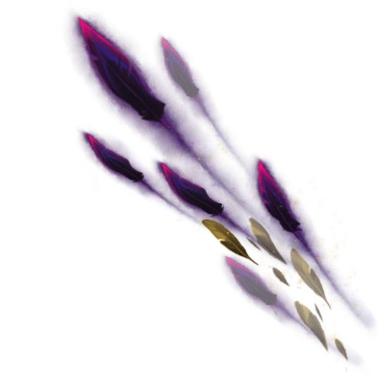 Abilities - Lol Xayah Feathers (554x554), Png Download