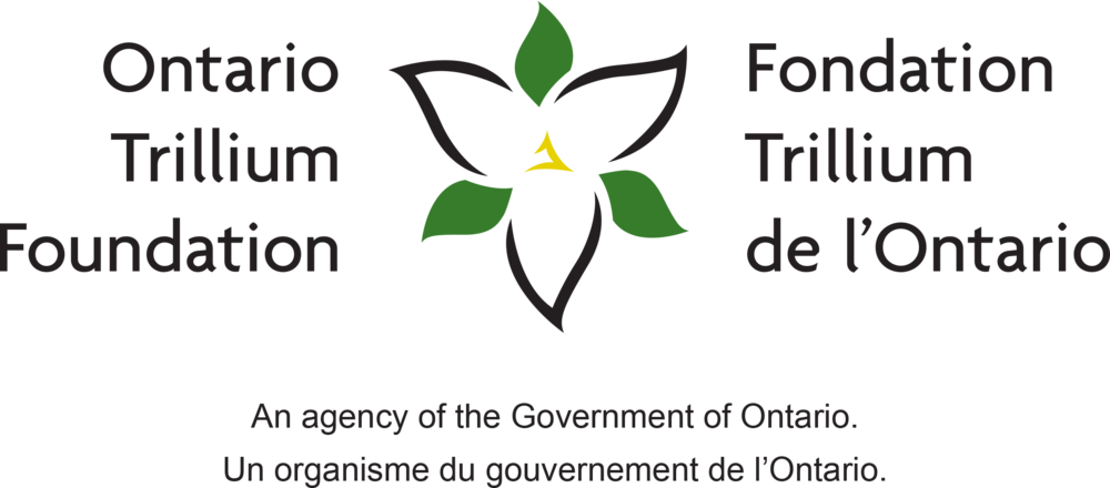 Ont Trill Black - Ontario Trillium Foundation Logo (1000x440), Png Download
