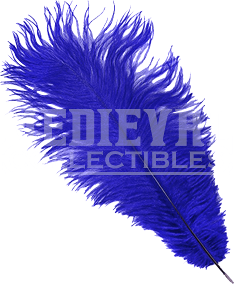 Regal Blue Ostrich Feather Plume - Plume Feathers Png (567x567), Png Download