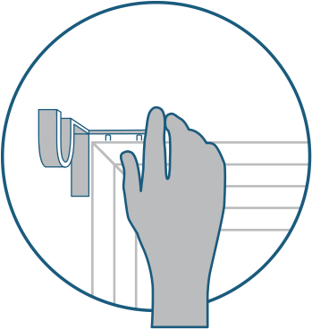 1place Bracket - Curtain Rod (396x396), Png Download