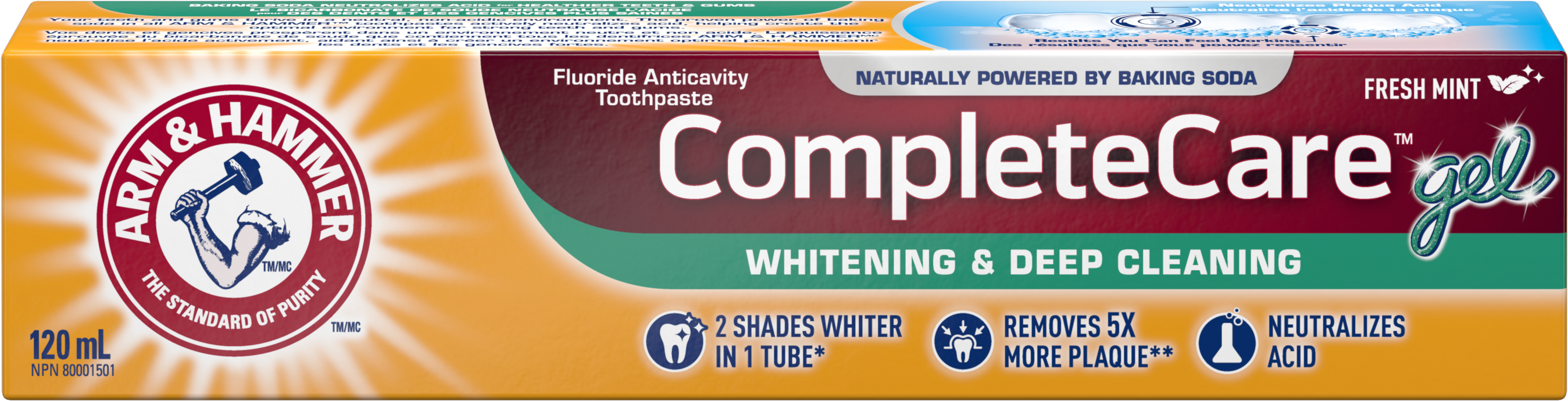 Complete Care™ Toothpaste - Arm & Hammer Complete Care (3000x3000), Png Download