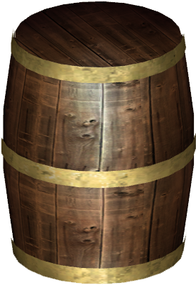 Wood Barrel - Portable Network Graphics (401x401), Png Download