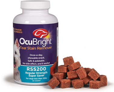 Ocubright Tear Stain Remover (376x328), Png Download