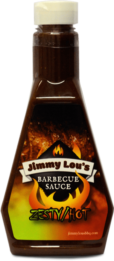 Zesty/hot Barbecue Sauce - Glass Bottle (800x973), Png Download
