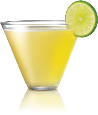 1 - Modern Margarita Glasses (392x430), Png Download