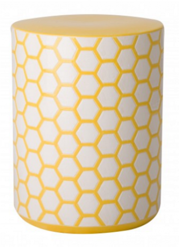 Beehive Yellow Garden Stool - Lampshade (515x500), Png Download