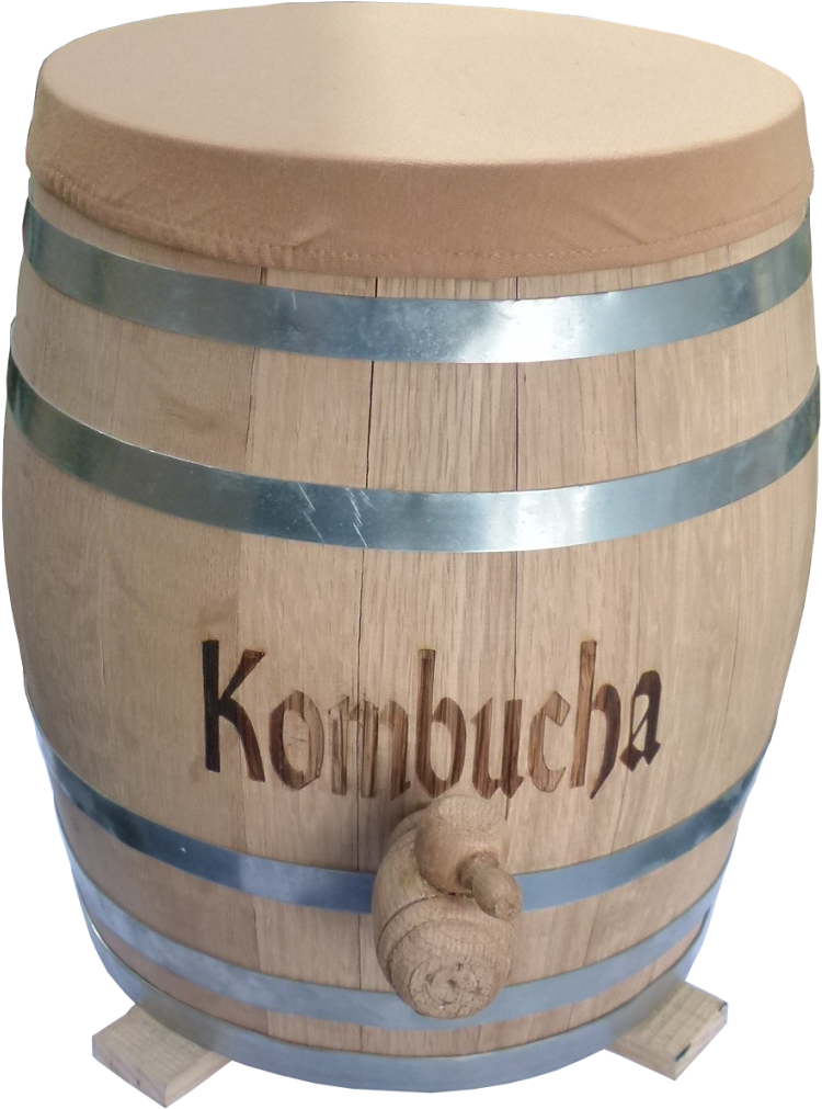 Oak Barrel Kombucha Brewing (763x1024), Png Download