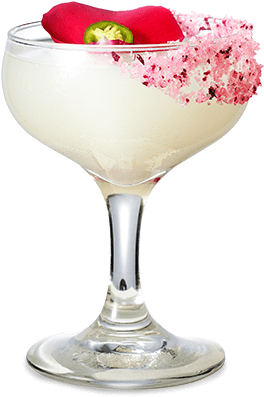 Rosa Picante Margarita - Petalo De Rosa Coctel (400x400), Png Download