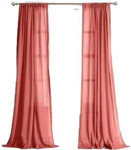 918 Millennial Henderson Coral Cotton Gauze Curtain - No. 918 Cory Semi Semi Sheer Cotton Gauze Cotton Gauze (350x350), Png Download