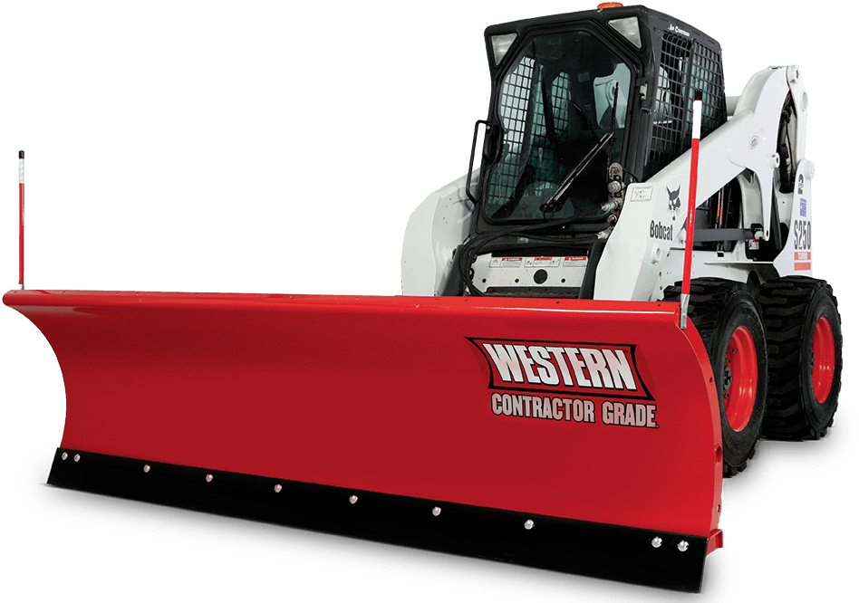 Skid Steer Secondary Image - Skid Steer Snow Plow (1198x674), Png Download