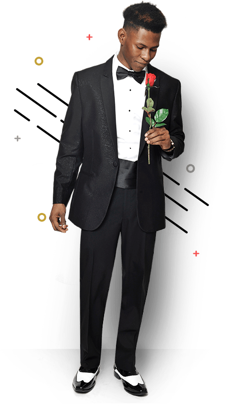 Black - Prom Tuxedo (541x825), Png Download