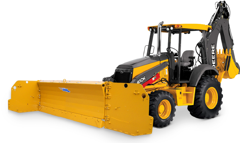 Plowmaxx Snow Plow - John Deere 310sj (1000x487), Png Download
