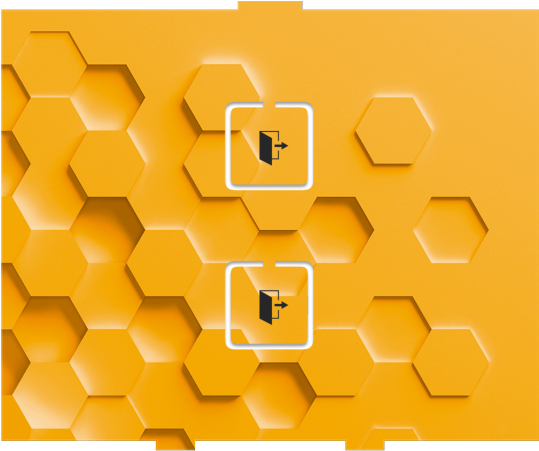 Beehive - 2 Momentary - Graphic Design (1000x450), Png Download