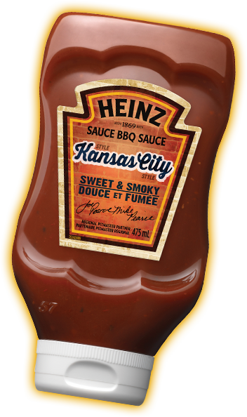 When Most People Think Of The Classic Barbecue Sauce - Heinz Kansas City Bbq Sauce Sweet & Smoky (352x594), Png Download