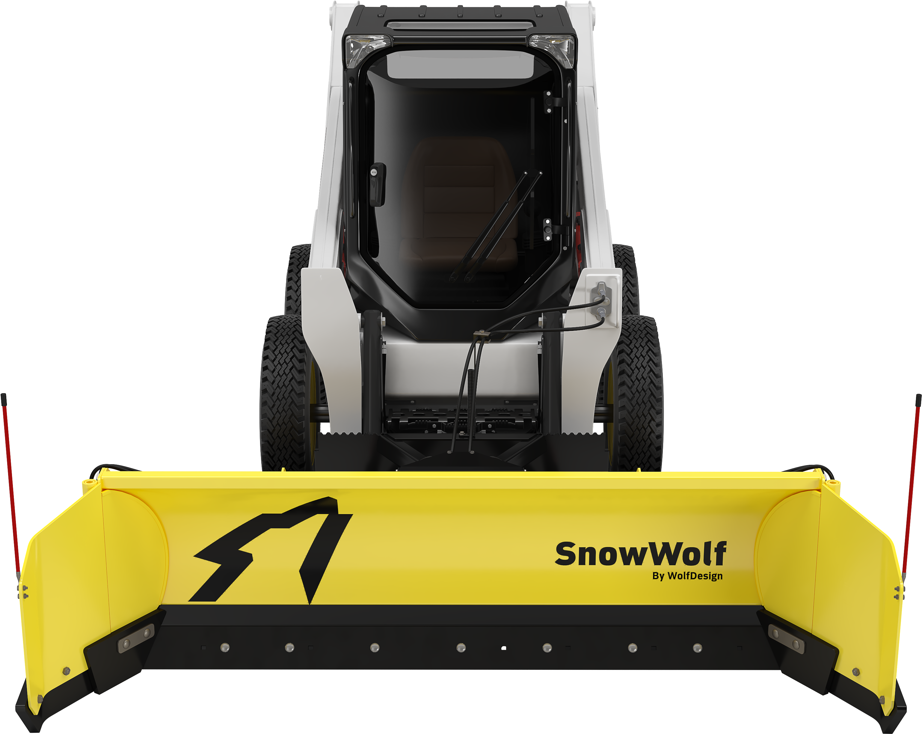 Snowwolf-quattroplow - Plow (4814x2937), Png Download