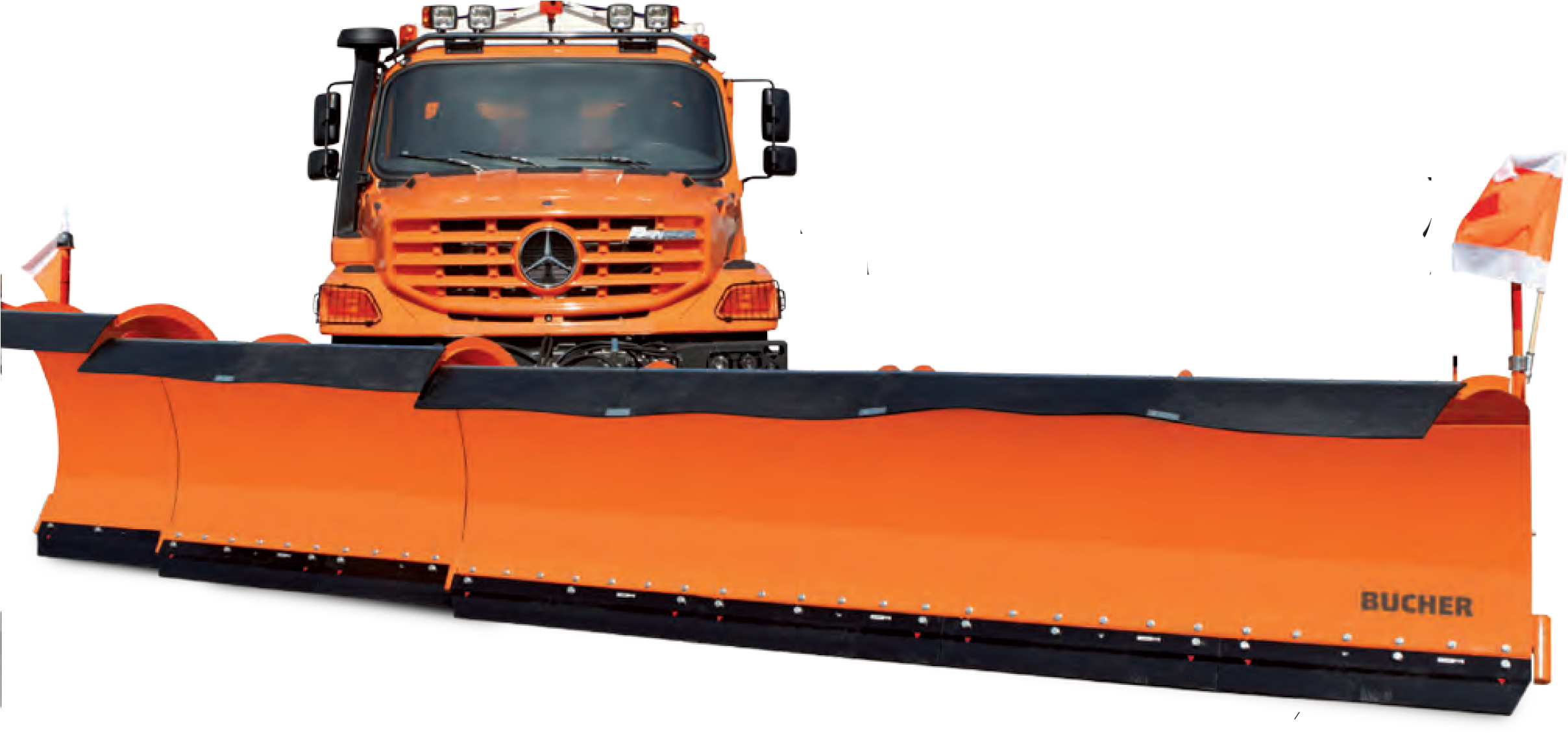 Telescopic Snow Plough - Telescopic Snow Plow (2550x1276), Png Download