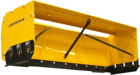 Snow Plow For Tractor With Skid Steer Attachment - Snow (700x500), Png Download