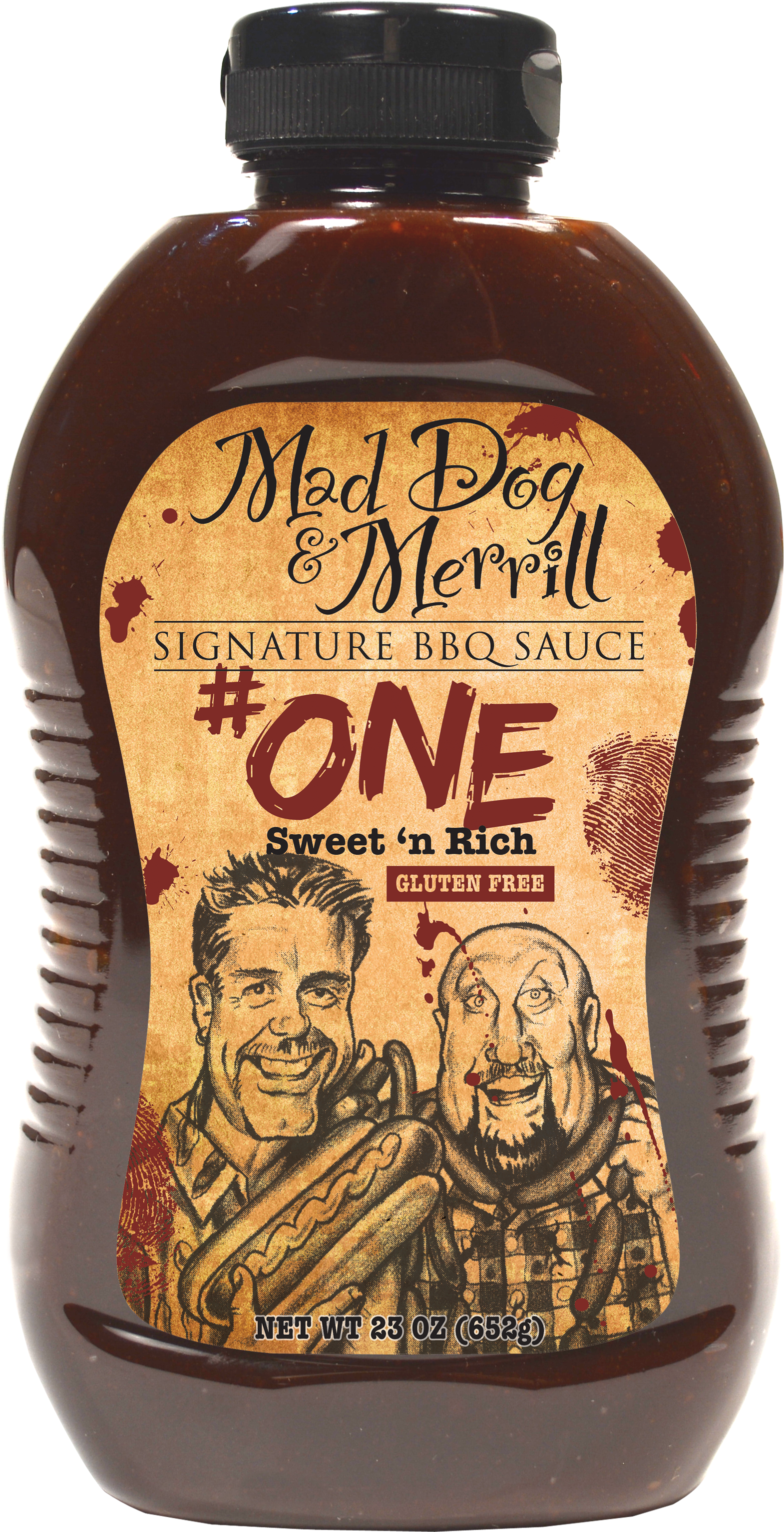 Mad Dog & Merrill Bbq Sauce (2095x3280), Png Download